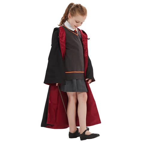 Harry Potter Hermione Granger Dress Costume Hogwarts Gryffindor Unifor