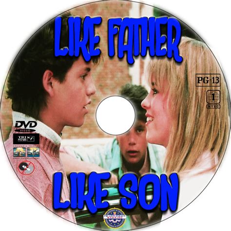 Like Father Like Son Dvd Label 1987 R1 Custom Art