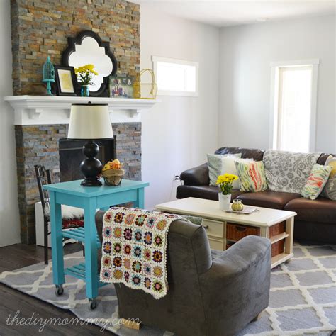 Our Rustic Glam Farmhouse Living Room Our Diy House The Diy Mommy