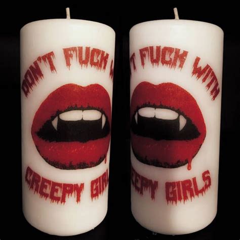 Dfw Creepy Girls Pillar Candle Creepy Girl Pillar Candles Candles