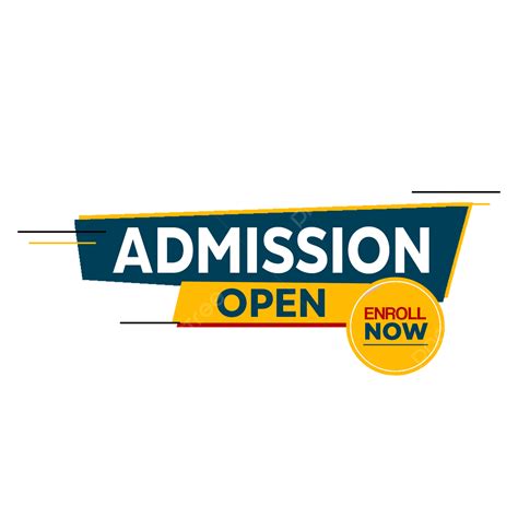 Admission Open Enroll Now Vector Admission Open Enroll Now School