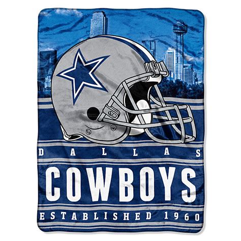 Shop home & office decor | gear from the official dallas cowboys pro shop. Dallas Cowboys Stacked Silk Touch Throw Blanket | Home ...