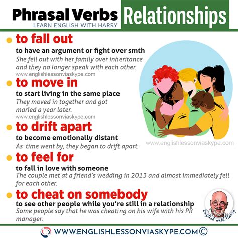 English Phrasal Verbs About Relationships Learn English With Harry 👴