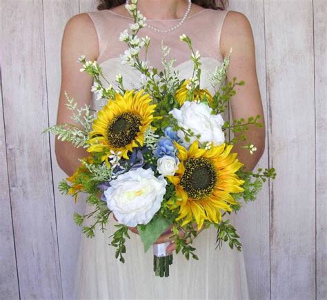 12 Wedding Bouquet Sunflowers Sitename Arabia Weddings