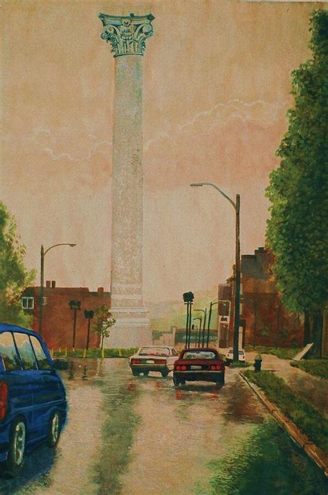 North Grand Water Tower Painting By Terry Jackson Fine Art America