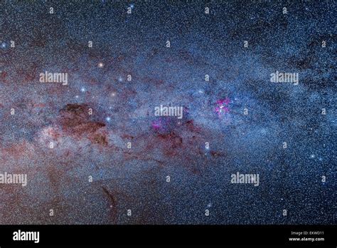 The Milky Way Through Carina And Crux With The Carina Nebula At Right