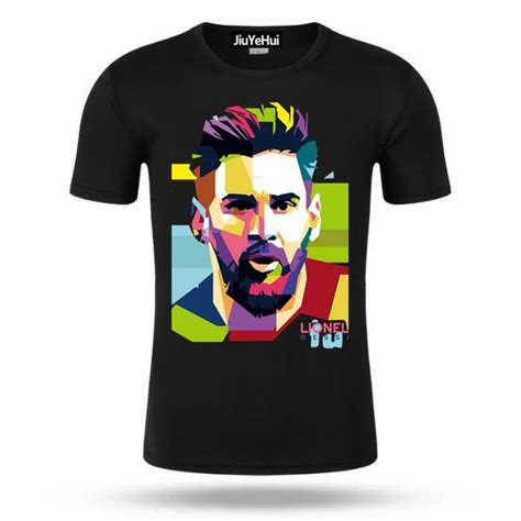 Mens Cotton T Shirt With Lionel Messi Mens Cotton T Shirts Messi T
