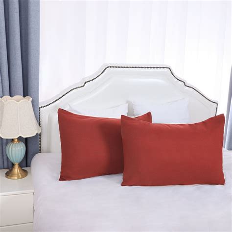 1800 Soft Microfiber Pillowcases Set Of 2 Standard Size Pillow Cases