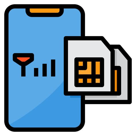Dual Sim free vector icons designed by itim2101 in 2020 ...