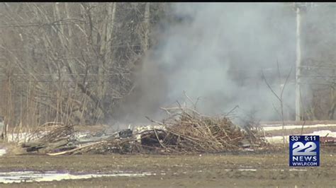 After i put out the fire, the resident came back and lit an even bigger pile. Open burning season begins in Massachusetts - YouTube