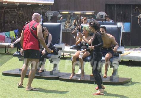 Contestants Enjoying During A Task On Bigg Boss 8 Media