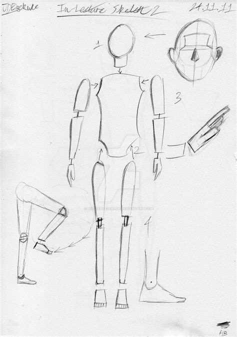 Basic Human Shapes Sketch 2 By Mysteryezekude On Deviantart
