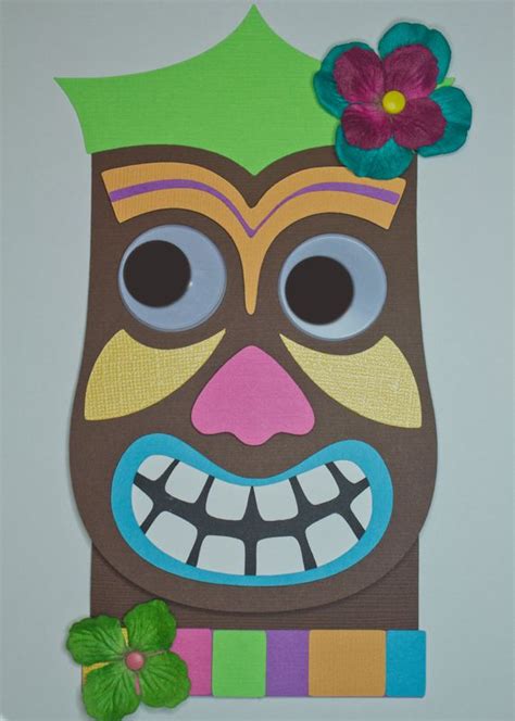 Tiki Mask Luau Crafts Hawaiian Crafts Hawaii Crafts