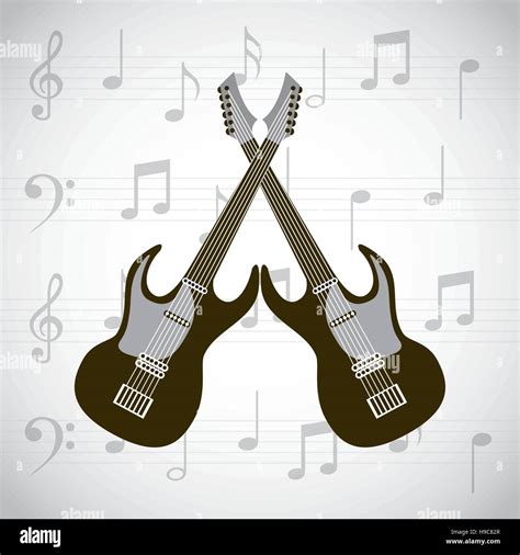 Guitars Crossed Over Hi Res Stock Photography And Images Alamy