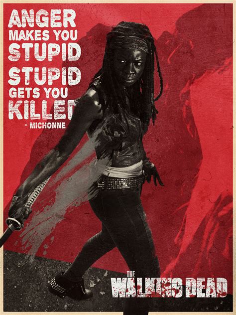 Michonne The Walking Dead Grindhouse Rmsbrn Posterspy