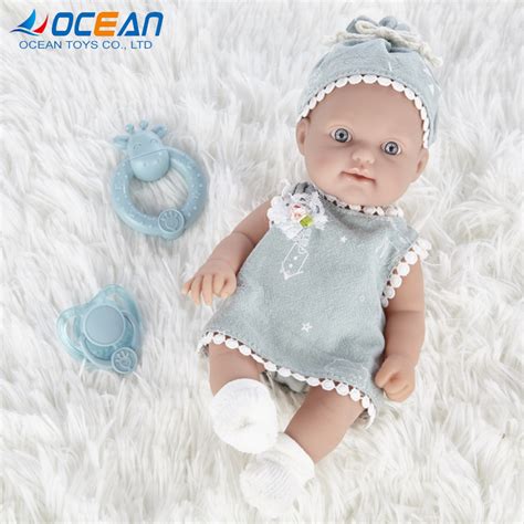 10 Inch Toddler Full Body Soft Solid Silicon Baby Doll B B Reborne For