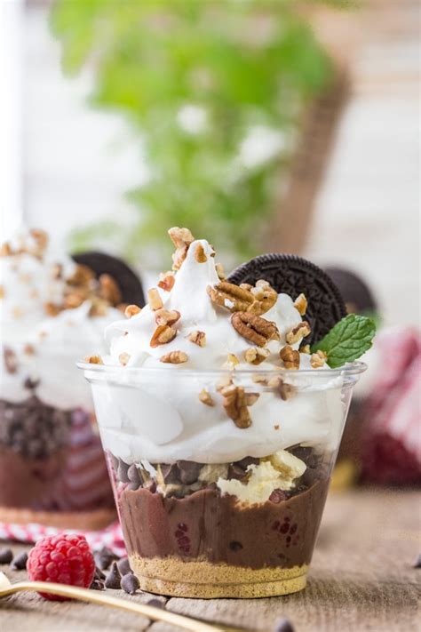 I challenge you to only have one bite piece. Individual 7 Layer Dessert Dip Cups