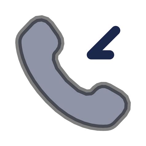 Incoming Call Symbol Of An Auricular With An Arrow Filled Svg Vectors