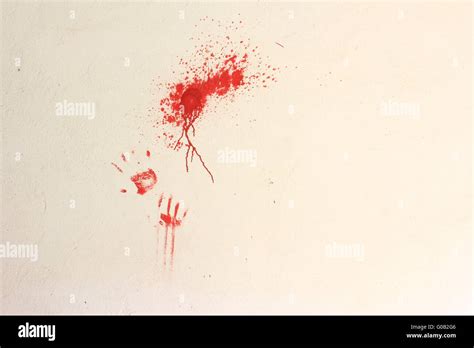 Bloody Hand Prints High Resolution Stock Photography And Images Alamy