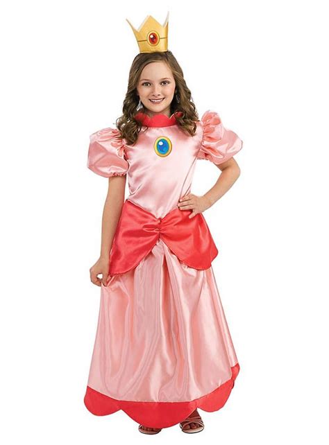 Super Mario Princess Peach Kids Costume Princess Peach Halloween