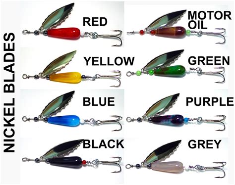 Customized Inline Spinner Fishing Lure Personalized Lure T Etsy
