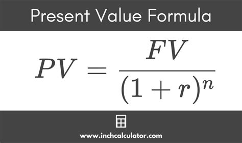 Present Value Formula And Pv Calculator In Excel Riset