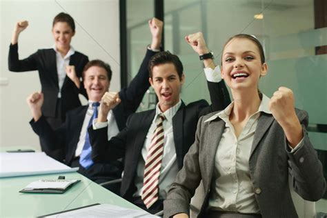 Business people celebrating their success Stock Photo - 1685807 | StockUnlimited
