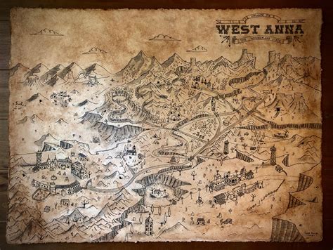 I Made A Wild West Fantasy Map Rworldbuilding