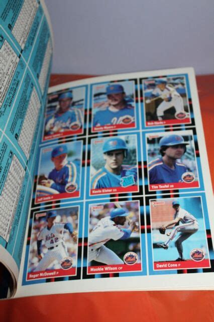 New York Mets Donruss 1988 Puzzle And Cards Team Collection Mlb Leaf