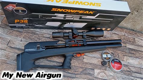 My New Pcp Airgun Snowpeak P35 Bulpup 55mmsnowpeak Airgun P35