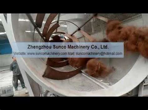 Oil Palm Fibre Dryer Machine Biomass Drying Machine Rotary Drum