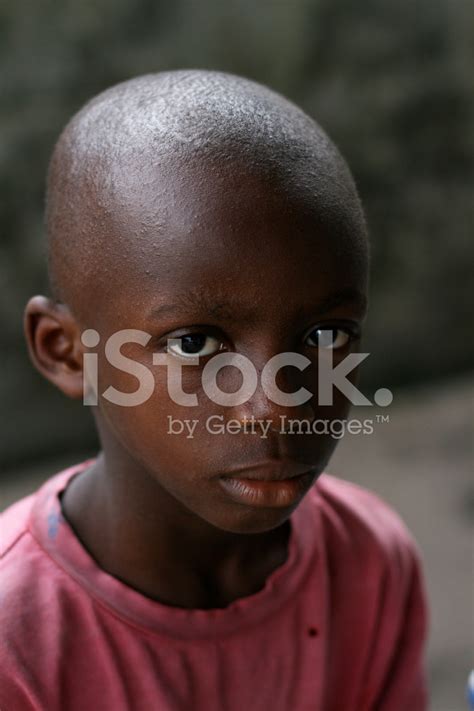 Sad African Boy Stock Photos
