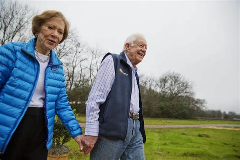 Jimmy And Rosalynn Carter Mark Th Wedding Anniversary At Home In