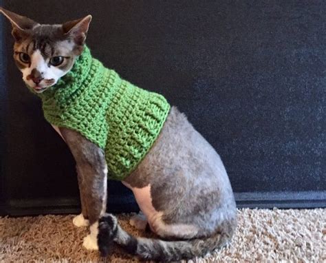 This is the ultimate cat lover's collection of knitting patterns for garments and accessories. Crochet a Cool Cat Sweater! Foxy Feline Sweater Pattern By ...