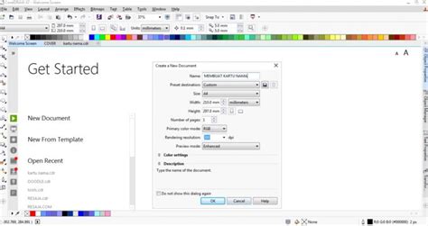 Cara membuat kartu nama di corel draw x7. Cara Membuat Kartu Nama Dengan Corel Draw X7 - ( Tutorial )
