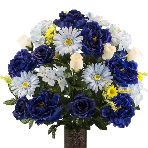 Shared a post on instagram: Sympathy Silks Artificial Cemetery Flowers - Realistic ...
