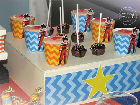 Dragon ball z ice cream cake. Dragon Ball Birthday Party Ideas | Photo 1 of 13 | Catch My Party