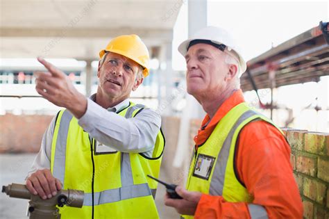 Workers Talking At Construction Site Stock Image F0053930
