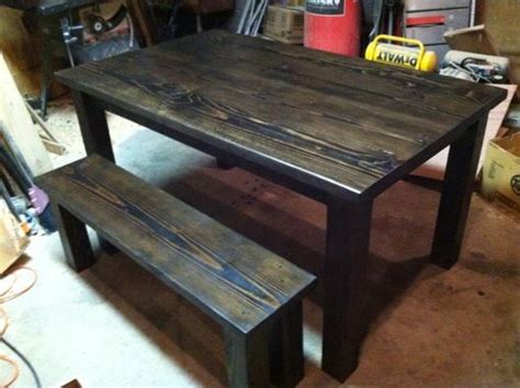 Usually we run each cut piece through the industrial planer to leave a smooth top, but in this case we wanted kids table, kids farm table, coffee table, mini farm house table. Hand Crafted Farm Table by High Tower Builders ...