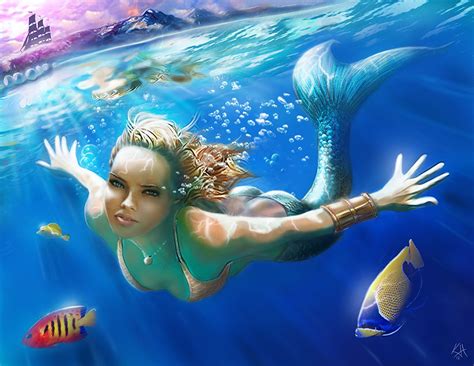 Underwater Mermaid Wallpapers Wallpaper Cave