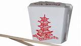 Images of Chinese Takeout Box Into Plate