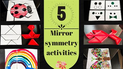 Mirror Symmetry Activitiessymmetry Activities For Kids Youtube