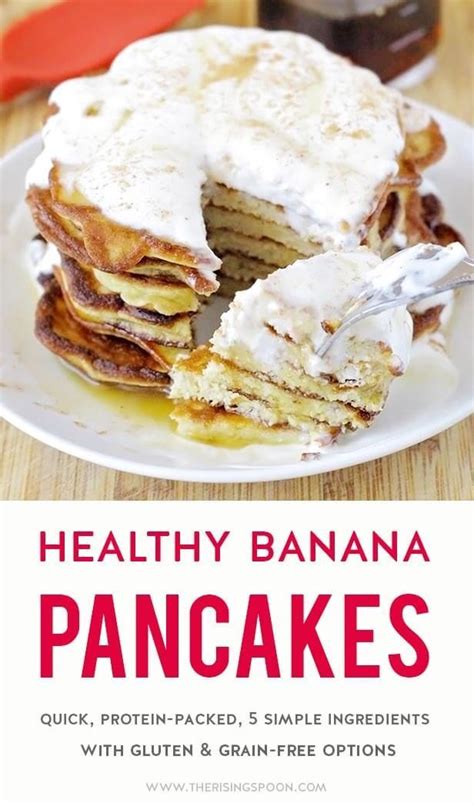 Healthy Banana Pancakes Recipe Banana Pancakes Healthy Banana
