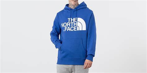 The North Face Standard Hoodie Blue For Men Lyst
