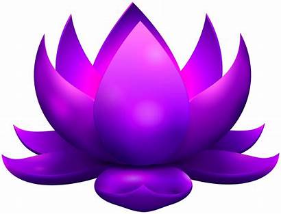 Lotus Clip Glowing Yellow Purple Clipart Diwali
