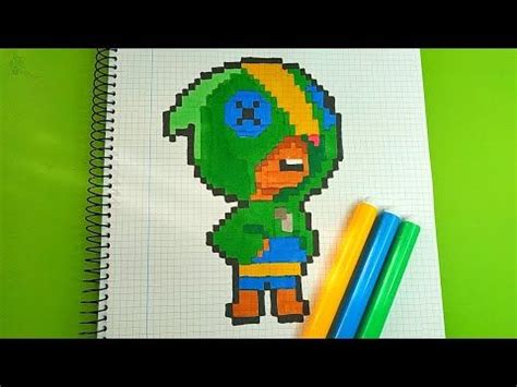 Hola, subo vídeos de dibujos en pixel art, es un estilo de dibujo que me encanta. El primo brawl stars videojuego pixel art patterns - Artofit