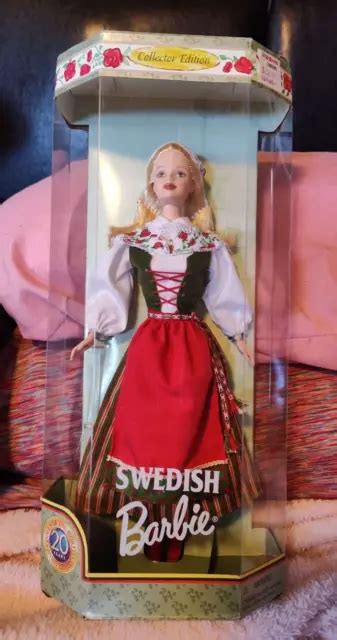 1999 swedish barbie doll dolls of the world 20th anniversary nrfb 35 00 picclick