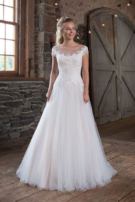 Sweetheart Gowns Style 1119 Tulle Ball Gown With Illusion Sabrina