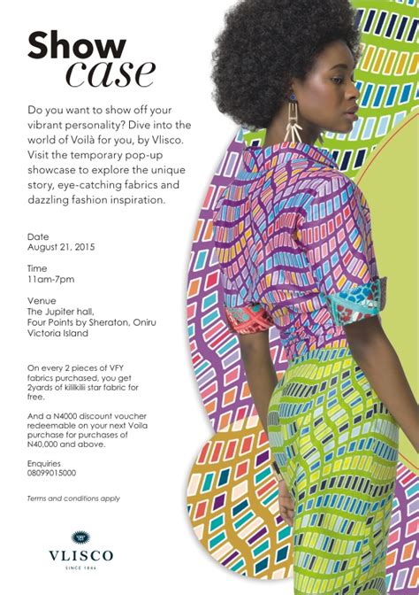 Voilà For You By Vlisco Showcase For Fashion Lovers Today Friday