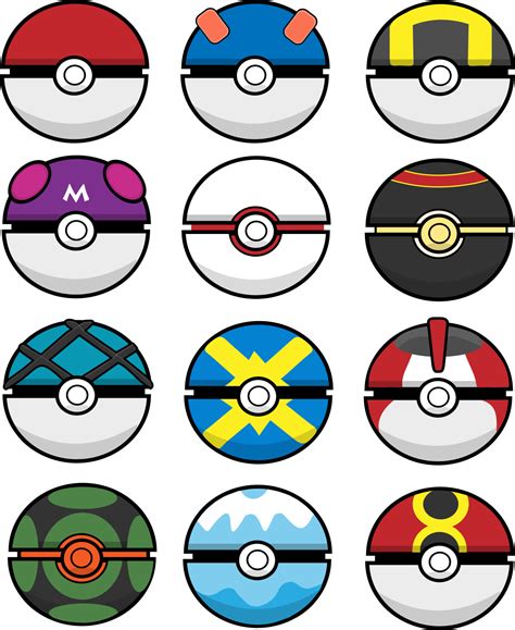 Pokeball Icons By Oathkeepermk Pokemon Costumes Pokemon Dolls Art